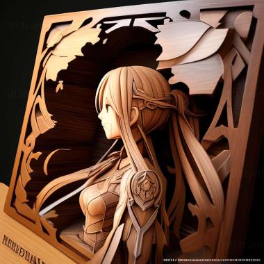 3D model Sword Art Online Memory Defrag game (STL)